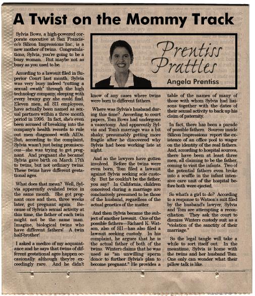 Newspaper Article, 04/06/97